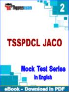 TSSPDCL JACO Test PDF Book In English - Question Paper