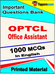 OPTCL Office Assistant Book in English - Objective MCQ