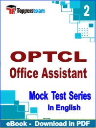OPTCL Office Assistant Exam PDF Book In English - Question Paper