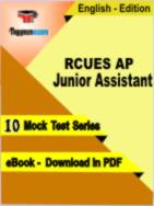 RCUES AP Junior Assistant Test PDF Book In English - Mock Test/Practice Set