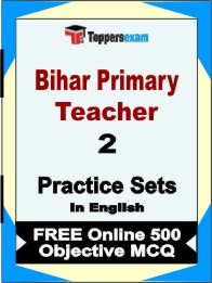 Bihar Primary Teacher Book in English - Question Paper / Practice Set