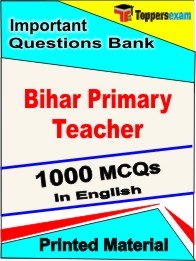 Bihar Primary Teacher Book in English - Objective MCQ