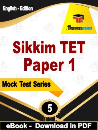 Sikkim TET Paper 1 Exam PDF Book In English - Practice Set
