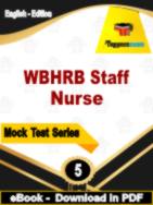 WBHRB Staff Nurse Test  PDF Book In English - Practice Set