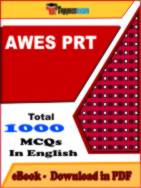 AWES PRT PDF Book In English - MCQ / Objective Questions