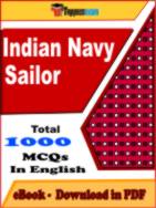 Indian Navy Sailor PDF Book In English - MCQ / Objective Questions