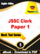 JSSC Clerk Paper 1 Test PDF Book In English - Practice Set