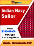 Indian Navy Sailor PDF Book In English - MCQ / Objective Questions