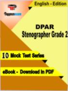 DPAR Stenographer Grade 2 Test PDF Book In English - Mock Test/Practice Set