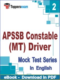 APSSB Constable (MT) Driver PDF Book In English - Question Paper