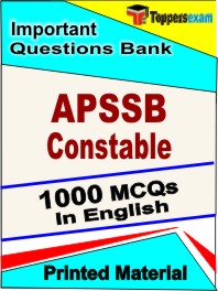 APSSB Constable Exam  Book in English - Objective MCQ