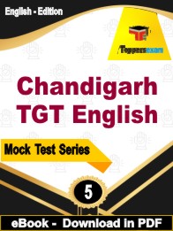 Chandigarh TGT English PDF Book In English - Practice Set