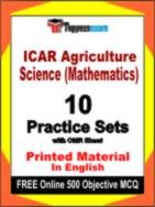 ICAR Agriculture Science (Mathematics) Test Book in English - Practice Set