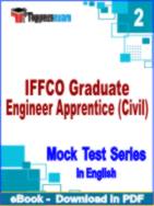 IFFCO Graduate Engineer Apprentice (Civil) Test PDF Book In English - Question Paper