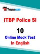 ITBP Police SI Free Online Test Series