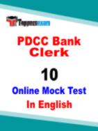 PDCC Bank Clerk Model Paper