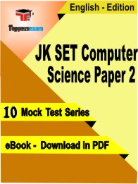 JK SET Computer Science (Paper 2) PDF Book In English - Mock Test/Practice Set