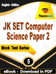 JK SET Computer Science (Paper 2) PDF Book In English - Practice Set