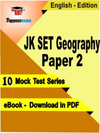 JK SET Geography (Paper 2) PDF Book In English - Mock Test/Practice Set