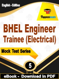 BHEL Engineer Trainee (Electrical) Test  PDF Book In English - Practice Set