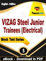 VIZAG Steel Junior Trainees (Electrical) Paper-2 Test PDF Book In English - Practice Set