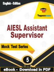 AIESL Assistant Supervisor Test PDF Book In English - Practice Set