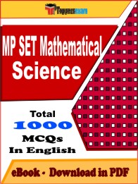 MP SET Mathematical Science PDF Book In English - MCQ / Objective Questions