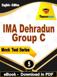 IMA Dehradun Group C Test  PDF Book In English - Practice Set