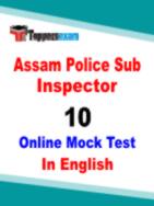 Assam Police SI Free Online Mock Test