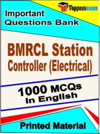 BMRCL Station Controller (Electrical) Book in English - Objective MCQ