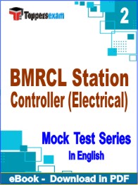 BMRCL Station Controller (Electrical) Exam PDF Book In English - Question Paper
