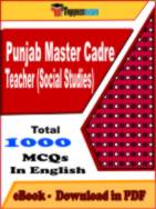 Punjab Master Cadre Teacher (Social Studies) PDF Book In English - MCQ / Objective Questions