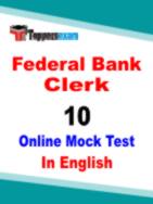 Federal Bank Clerk Question Bank