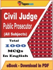 Ebook of Civil Judge, Public Prosecutor PDF Format in English