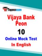 Vijaya Bank Peon Practice Set
