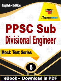 PPSC Sub Divisional Engineer Exam  PDF Book In English - Practice Set