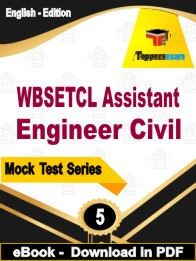 WBSETCL Assistant Engineer Civil PDF Book In English - Practice Set