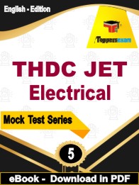 THDC JET Electrical PDF Book In English - Practice Set