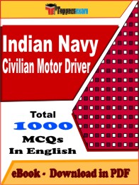 Indian Navy Civilian Motor Driver Exam PDF Book In English - MCQ / Objective Questions