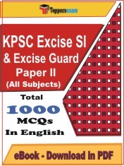 Ebook of KPSC Excise SI PDF Format in English