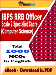 IBPS RRB Officer Scale 2 Specialist Cadre (Computer Science) Exam PDF Book In English - MCQ / Objective Questions