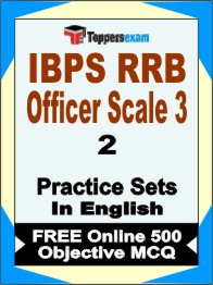 IBPS RRB Officer Scale 3 Exam Book in English - Question Paper / Practice Set