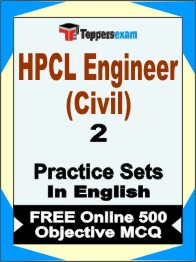 HPCL Engineer (Civil) Exam Book in English - Question Paper / Practice Set