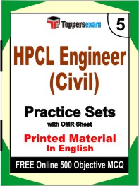 HPCL Engineer (Civil) Exam Book in English - Mock Test / Practice Set