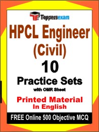 HPCL Engineer (Civil) Exam Book in English - Practice Set