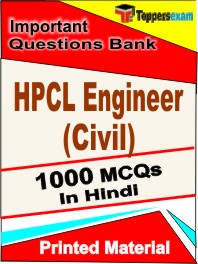 HPCL Engineer (Civil) Exam  Book in Hindi - Objective MCQ
