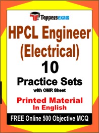 HPCL Engineer (Electrical) Exam Book in English - Practice Set
