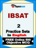 IBSAT Test Book in English - Question Paper / Practice Set
