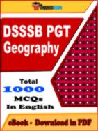 DSSSB PGT Geography PDF Book In English - MCQ / Objective Questions