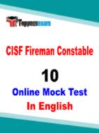 CISF Fireman Constable Free Mock Test